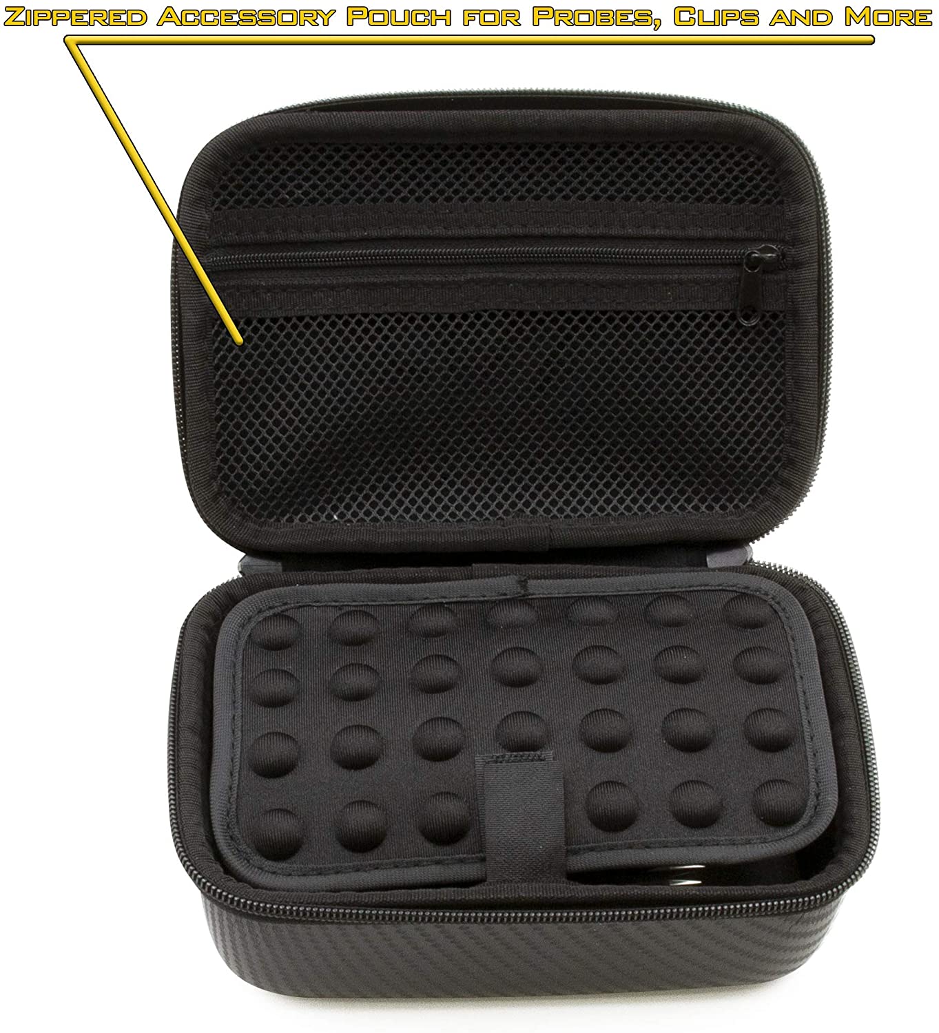 Instant Thermometer Case Compatible with Weber iGrill Mini, iGrill 2, iGrill 3 and more with Probe Storage and Accessories - EVA Case Only