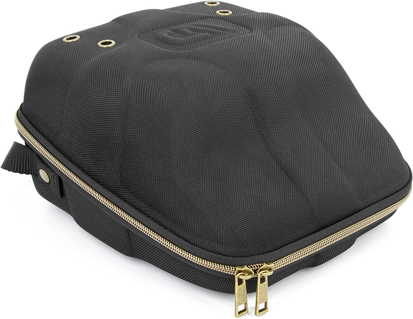 Hat Travel Case for up to 4 Baseball Caps with a Hard Shell, Travel Carabiner and Handle - Portable Hat Case Carrier for Hats Storage