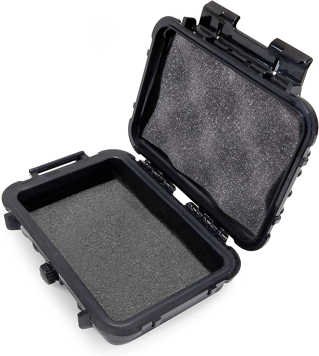 Graded Coin Case Compatible with 4 PCGS or NGC Coin Slabs, Waterproof Graded Slab Coin Storage Box with Impact Absorbing Foam - Case Only
