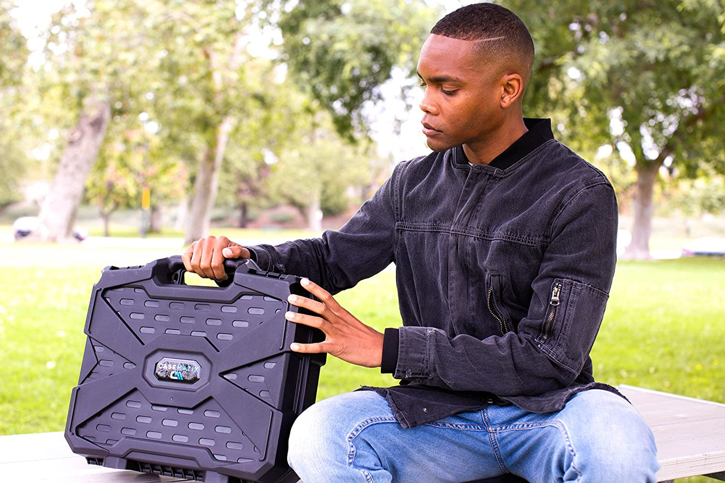 Hard Shell DJ Mixer Travel Case with Customizable Foam Compatible with Yamaha MG10XU, MG10, MG06 10 Input Stereo Mixer Effects and Cables