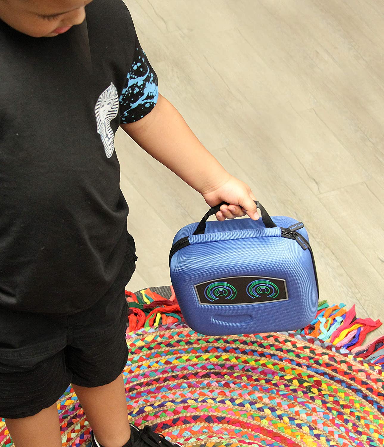 Robot Case Compatible with 4 Ninja Bots Battle Bots and Ninja Toys Accessories, Includes Case Only