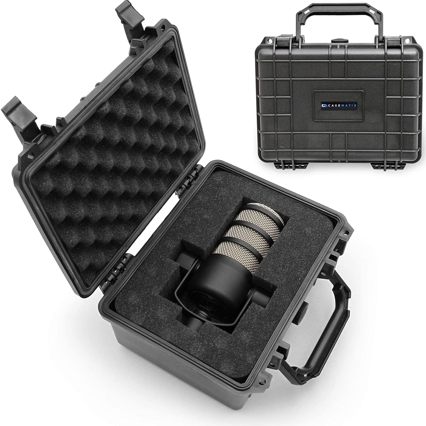 Waterproof Case Compatible With Rode Podmic Podcasting Microphone Pod Mic