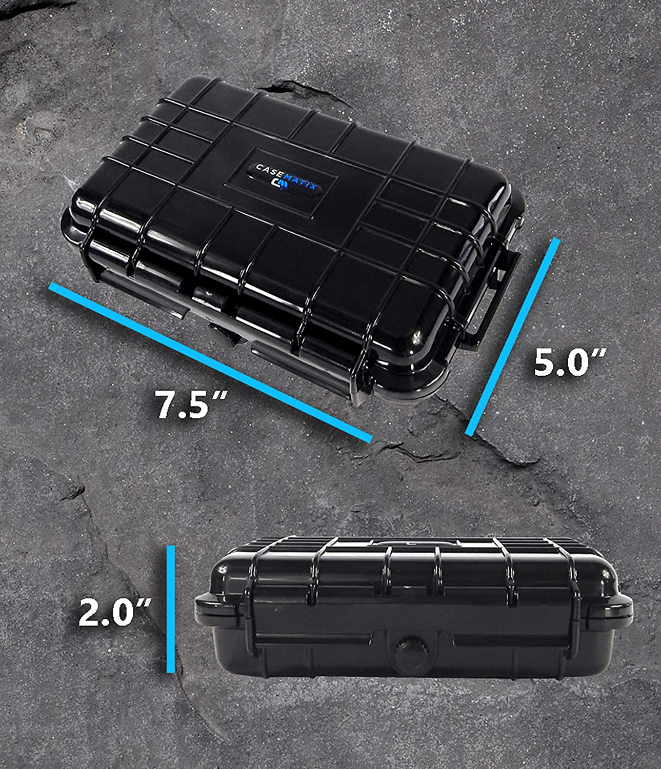 Waterproof External Hard Drive Travel Case Compatible with GTechnology GDrive Mobile 1tb, 2tb, 4tb USB 3.0 and USB C Portable Hard Drives