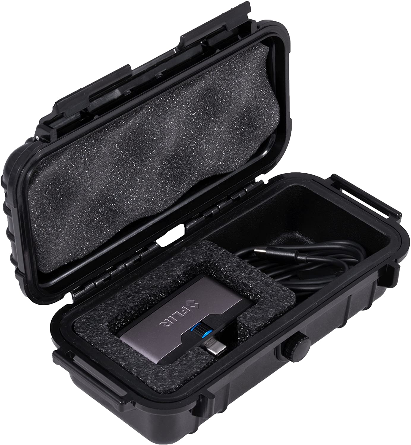 Waterproof Hard Case Compatible with FLIR ONE Pro Thermal Imager iOS, Android USB-C Models with Custom Foam Interior