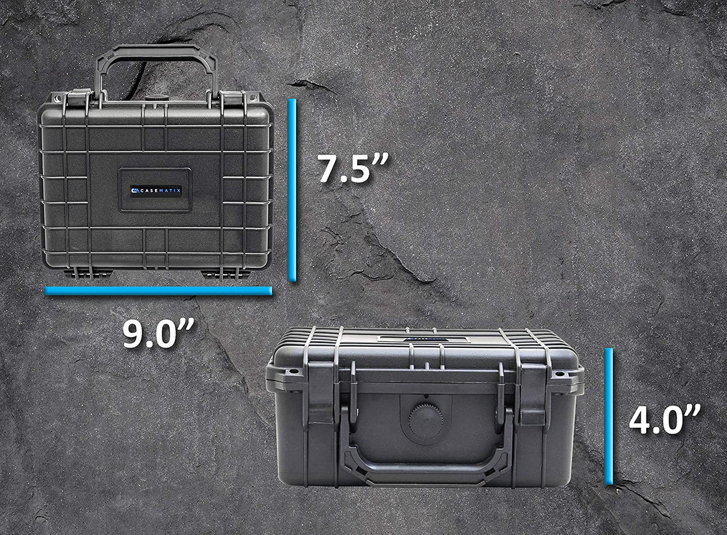 Waterproof Carrying Case Compatible with Square Terminal Card Reader - Custom Foam Protection with O-Ring Seal & Carry Handle