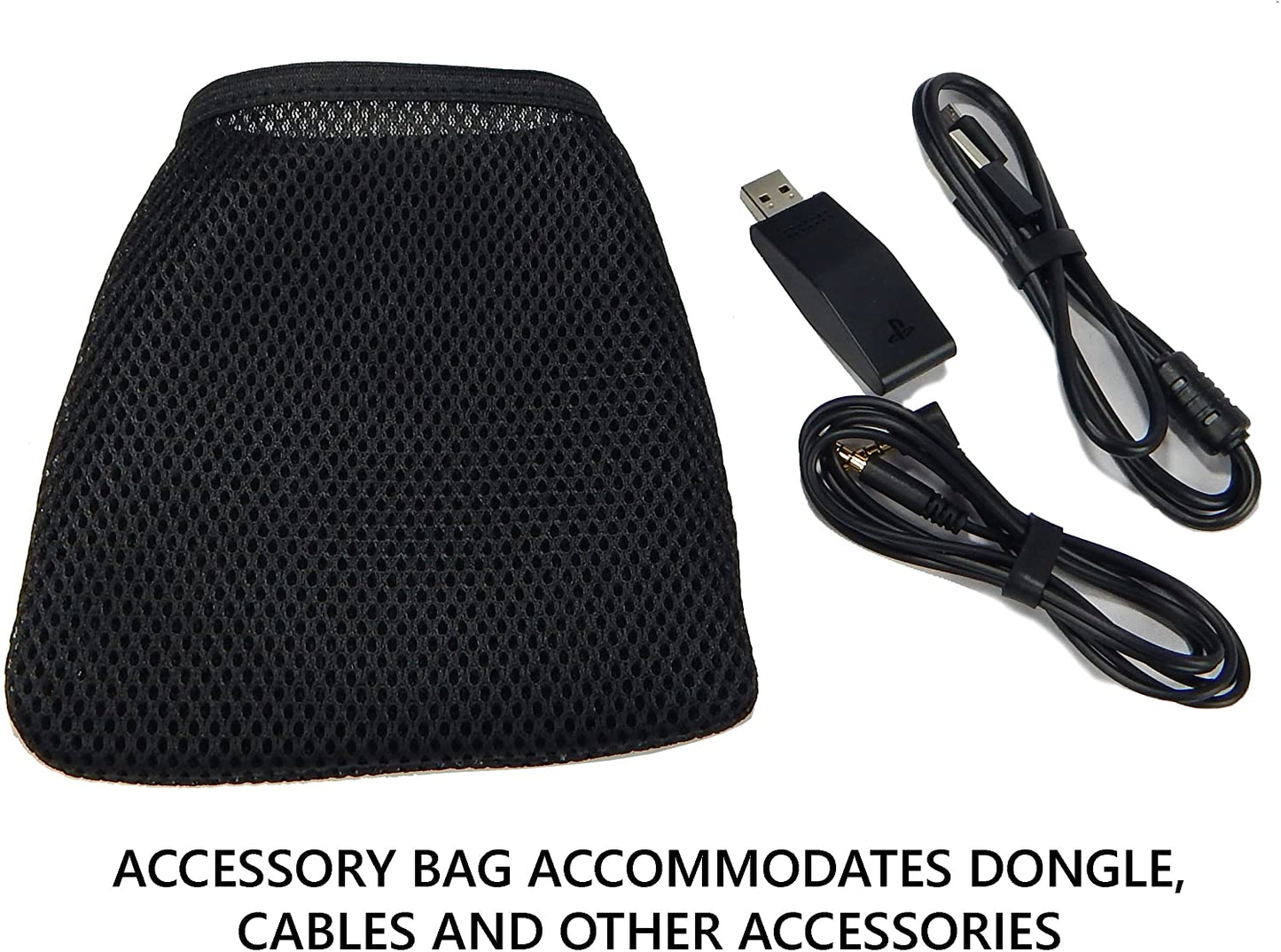 PC Gaming Headset Case Compatible with Kingston HyperX Cloud II, Flight S, Stinger, Revolver S, Cloud Alpha and More Gaming Headsets