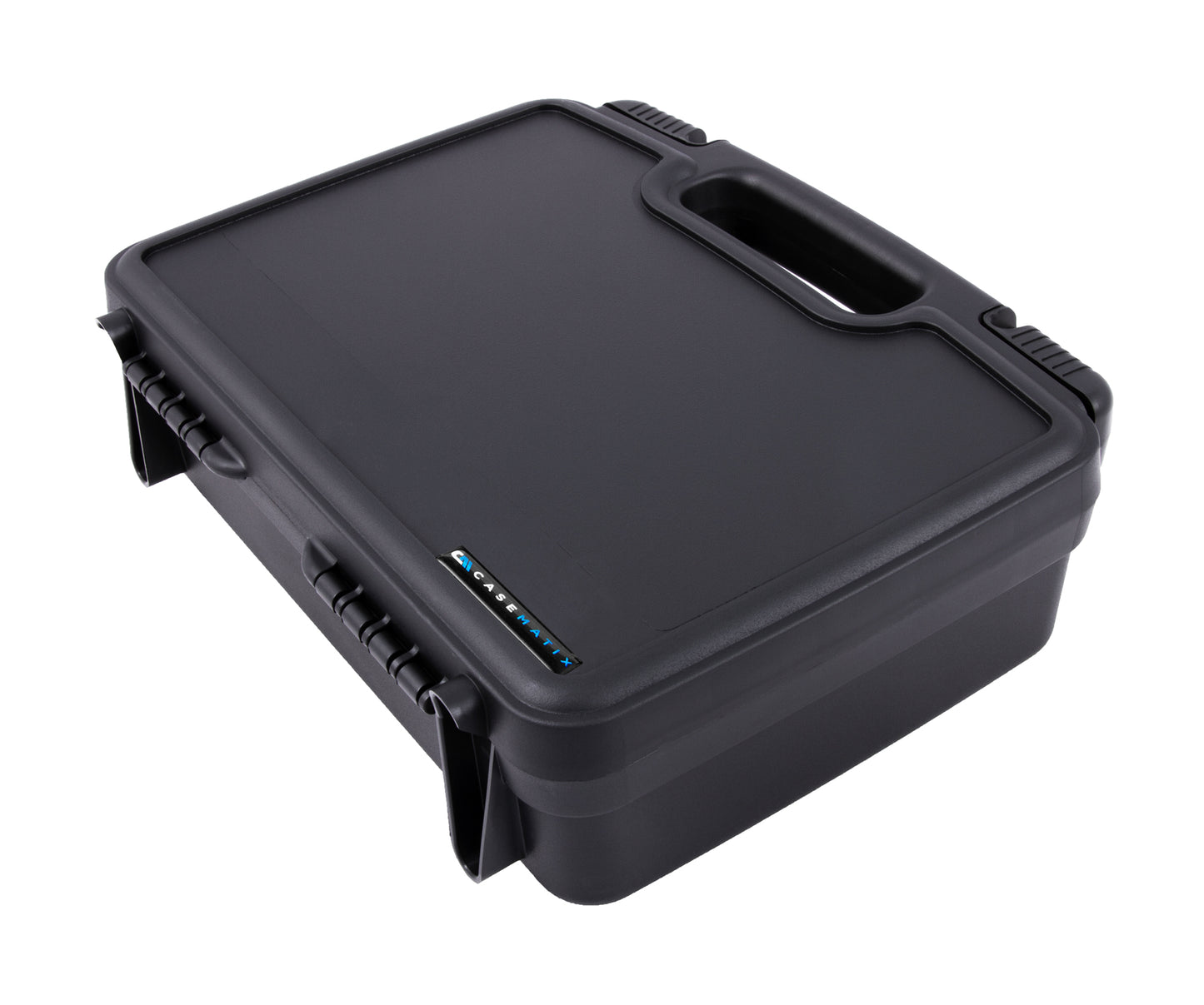 Audio Mic Case Compatible with Audio-Technica ATR2500x/AT2020/AT2035 Microphones - Tri-Layer Customizable Foam Protection with Padlock Rings