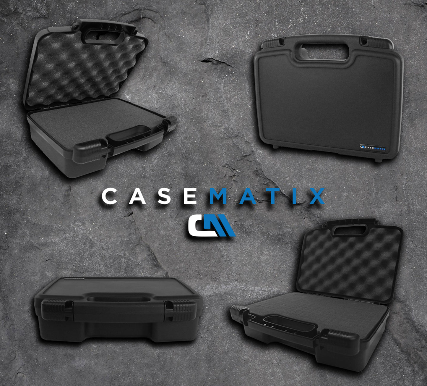 Handheld Recorder Storage Case Compatible with Tascam DR-05x/DR-40x Recorders - Customizable Foam Interior with Tri-Layer Protection - Case Only