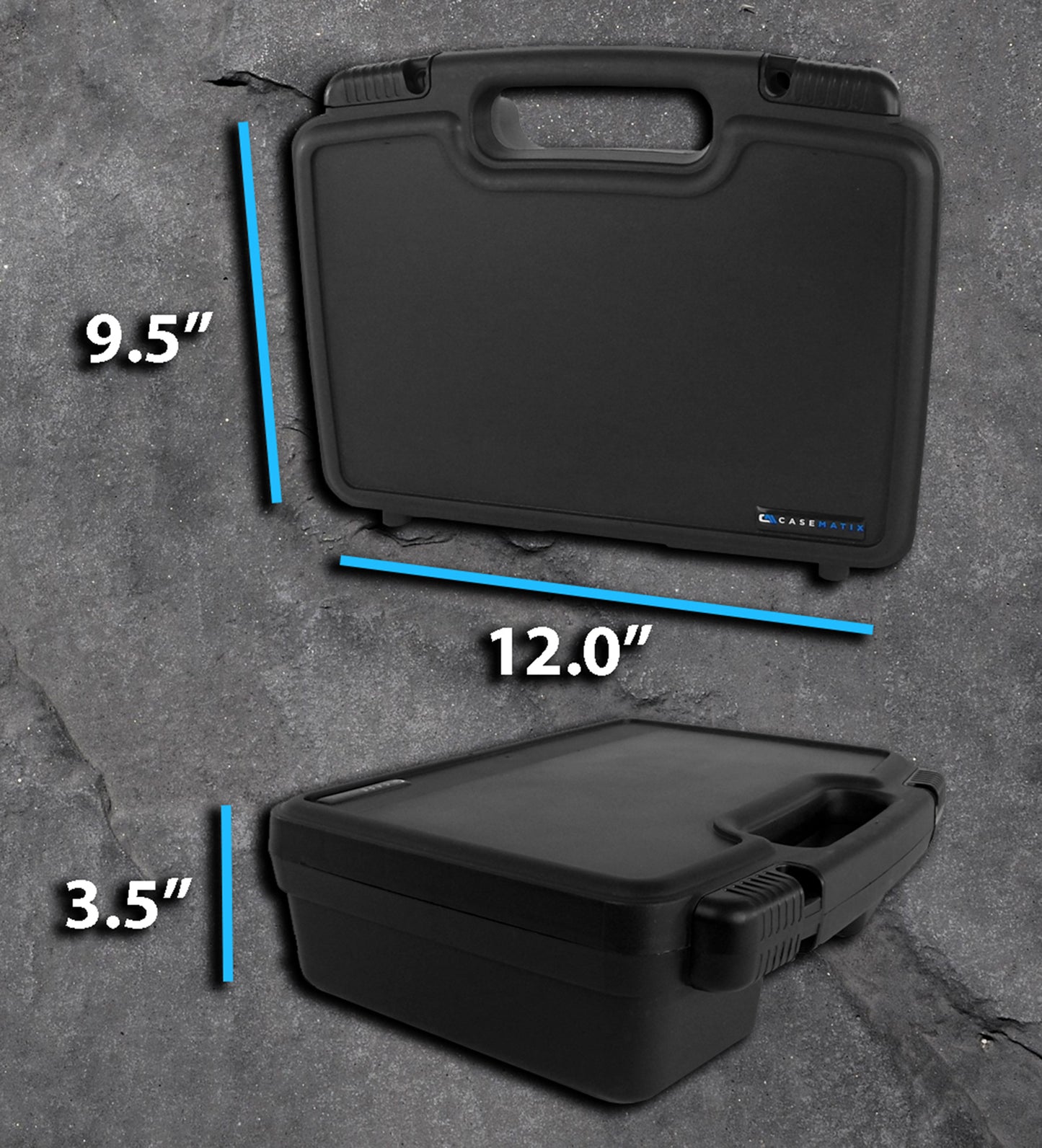 Handheld Recorder Storage Case Compatible with Tascam DR-05x/DR-40x Recorders - Customizable Foam Interior with Tri-Layer Protection - Case Only