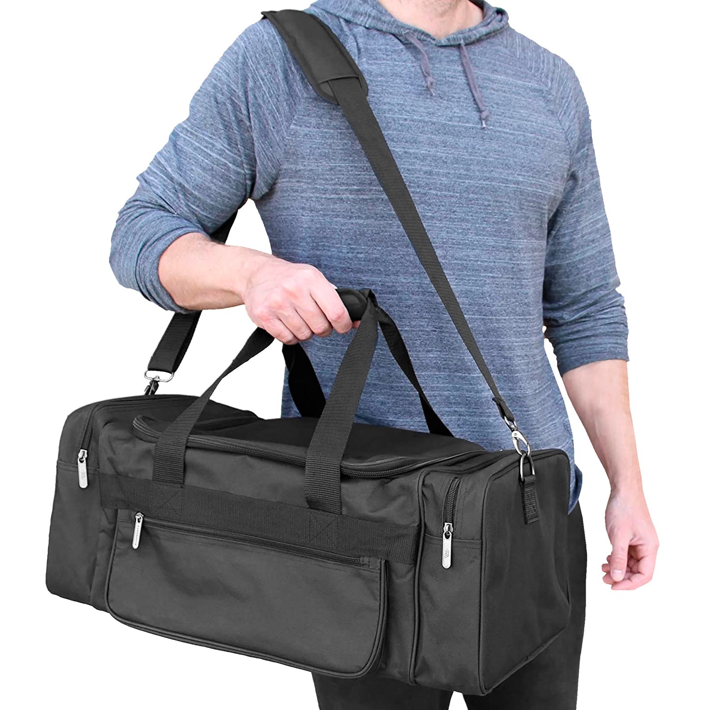 Microphone Case Gig Bag For DJ Equipment and Audio Accessories - Premium Microphone Bag For Receivers, Cables, Wireless Mic Systems, Mixers