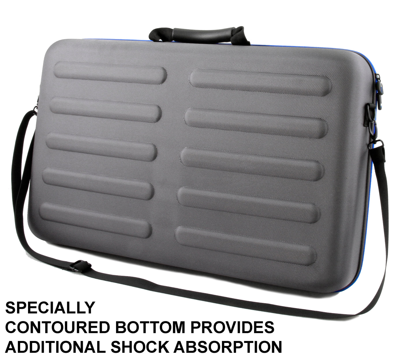 Carrying Case Compatible with Pioneer DJ DDJ-FLX4 Serato DJ Controller, DDJ-REV1 Rekordbox Mixers and Cables - Padded EVA Controller Case Only