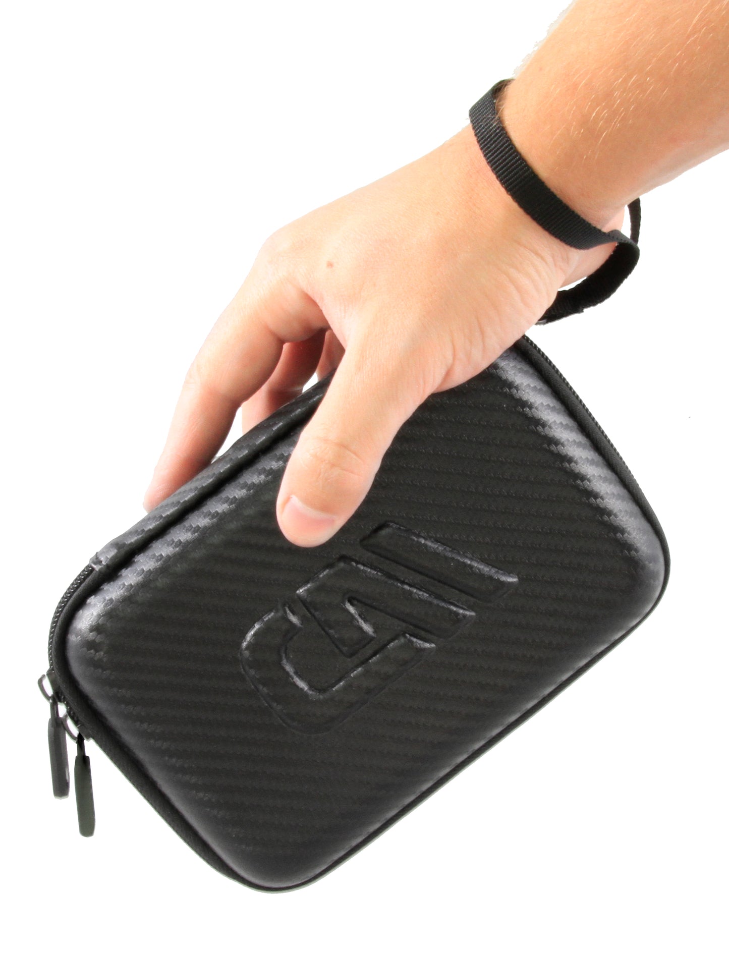 7" Hard Shell EVA Travel Case with Wrist Strap and Padded Divider - Fits Accessories up to 6.5" x 4" x 2"