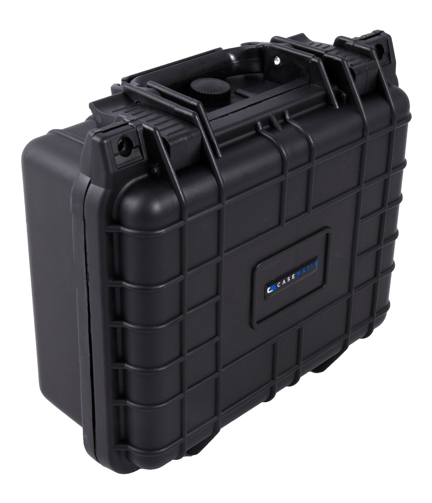 11" Waterproof Hard Travel Case - Crushproof Protection with Customizable Foam, Padlock Rings & Pressure Valve Technology