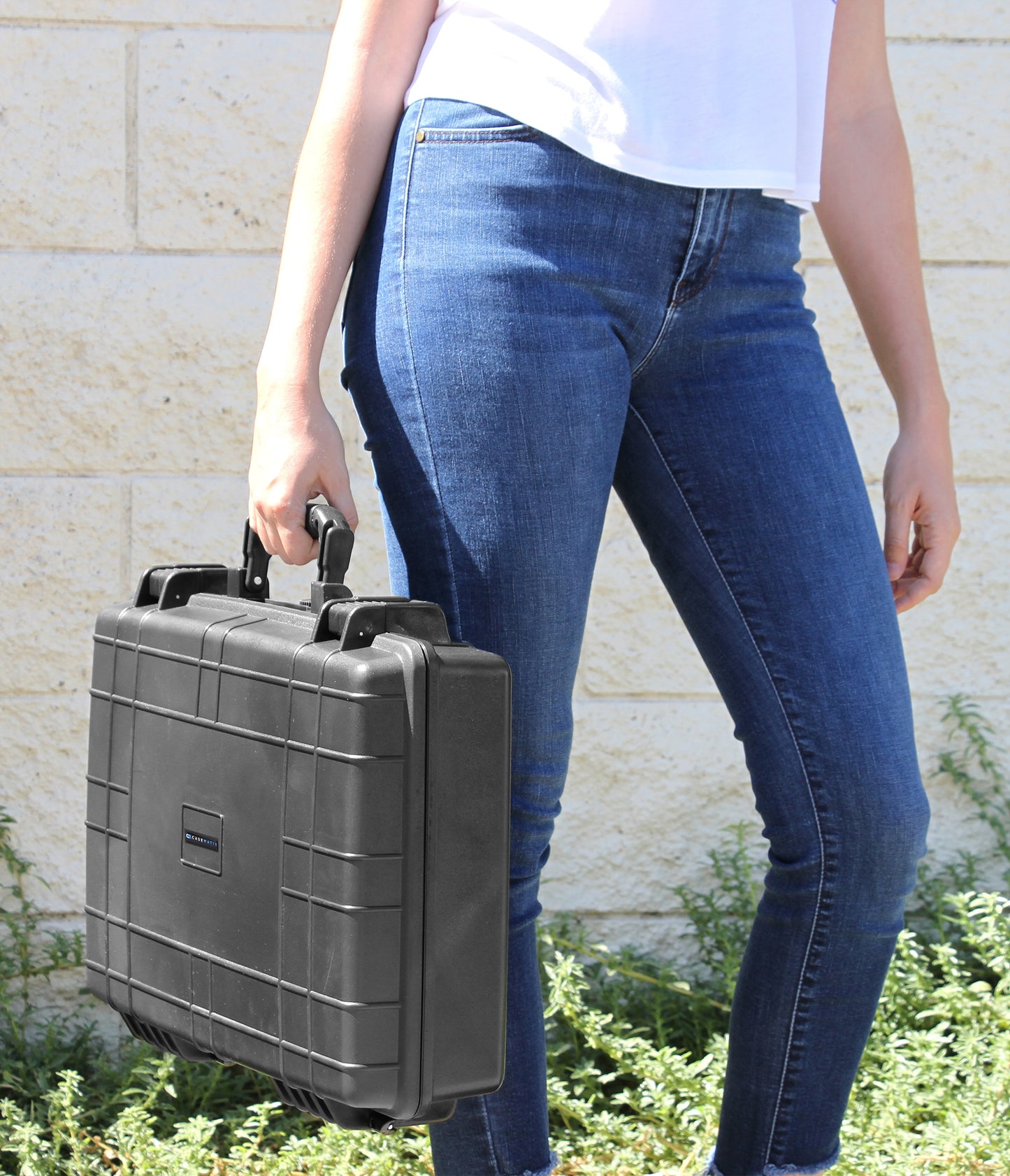 19" Waterproof Hard Travel Case with Customizable Foam - Fits Accessories up to 17" x 10.5" x 3"