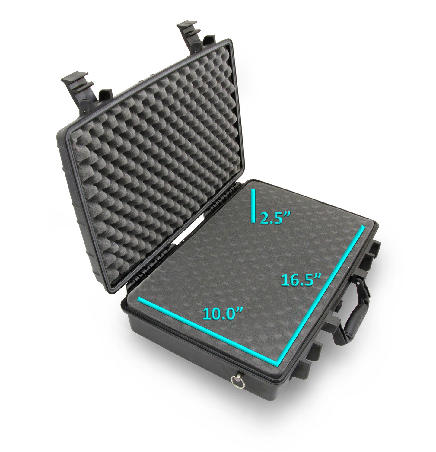 19" Waterproof Hard Travel Case with Customizable Foam - Fits Accessories up to 17" x 10.5" x 3"