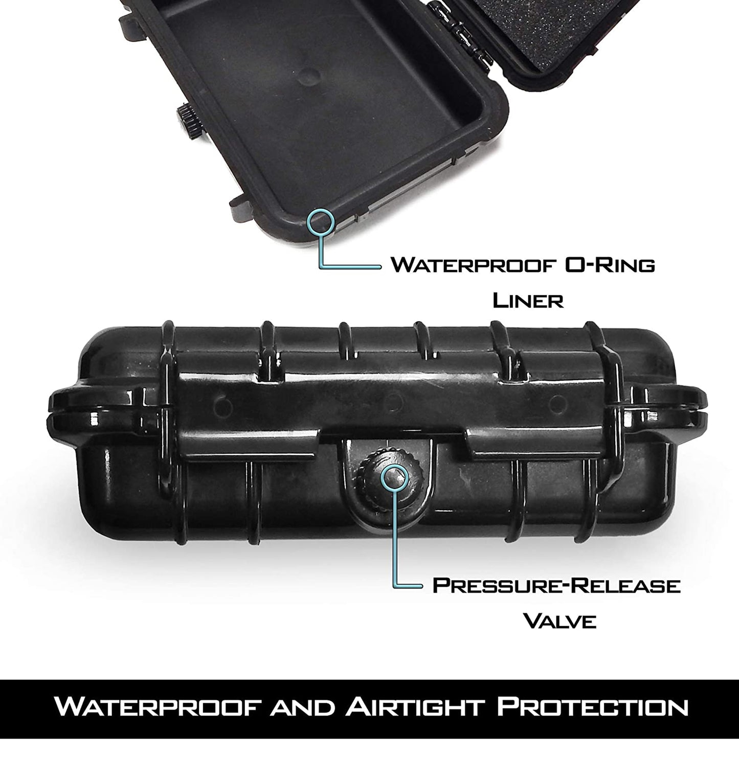 Waterproof Case Compatible with GPS Garmin inReach Messenger Satellite Communicator, Includes Case Only with Custom Foam