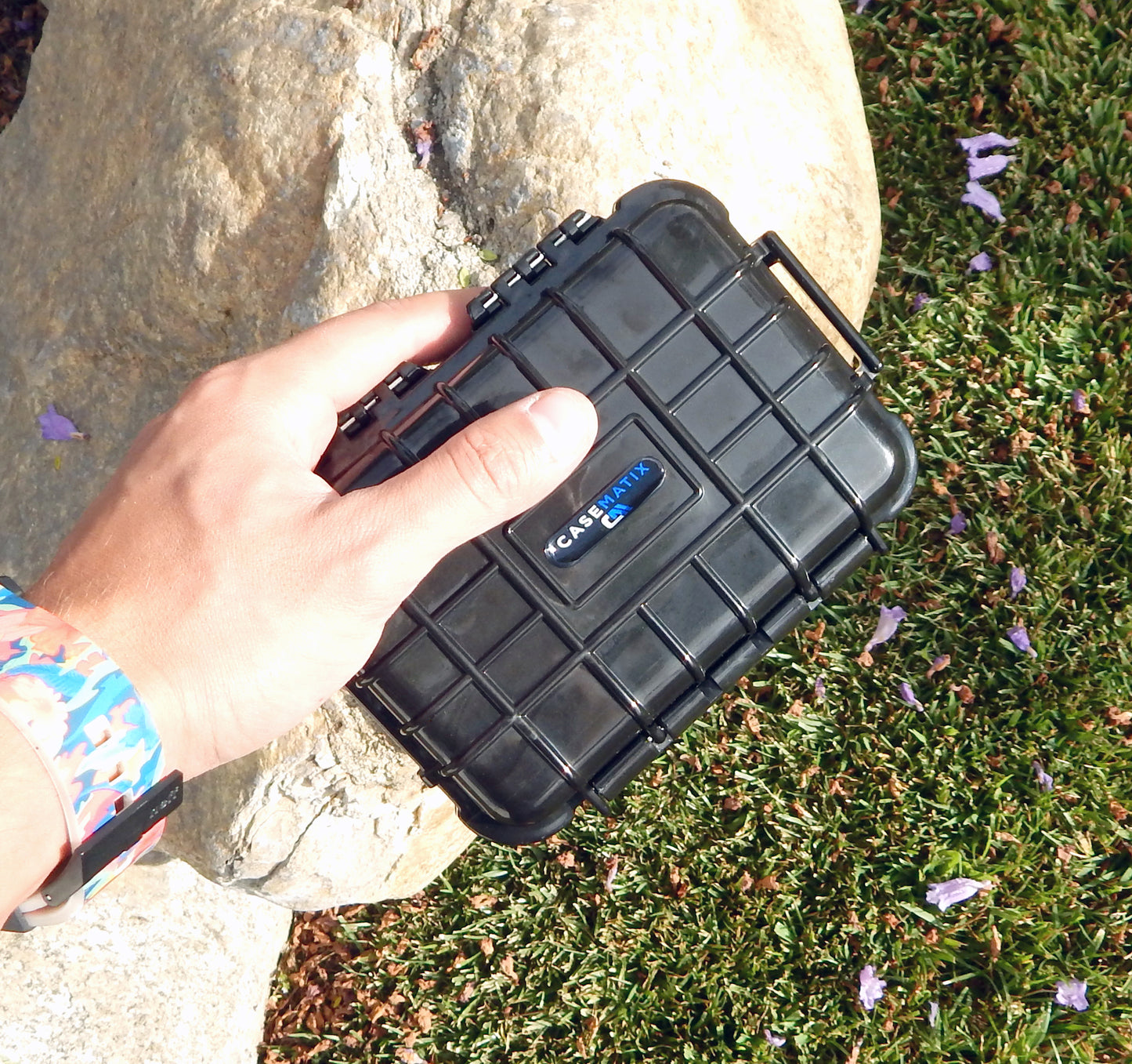 Waterproof Case Compatible with GPS Garmin inReach Messenger Satellite Communicator, Includes Case Only with Custom Foam