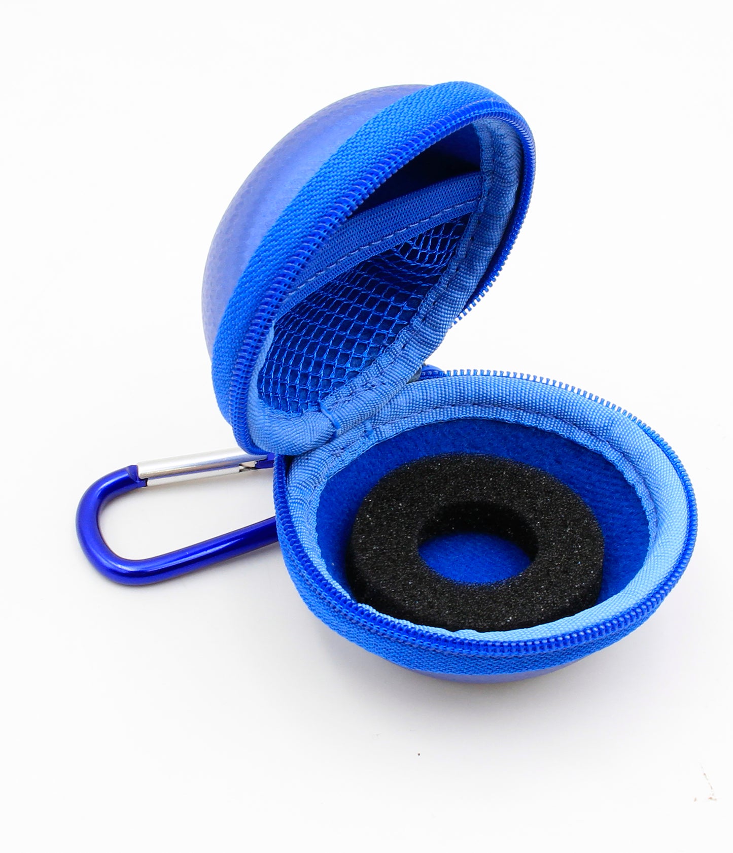 3" Hard Shell EVA Travel Case with Carabiner Clip - Fits Accessories up to 2.5" x 2.5" x 1"