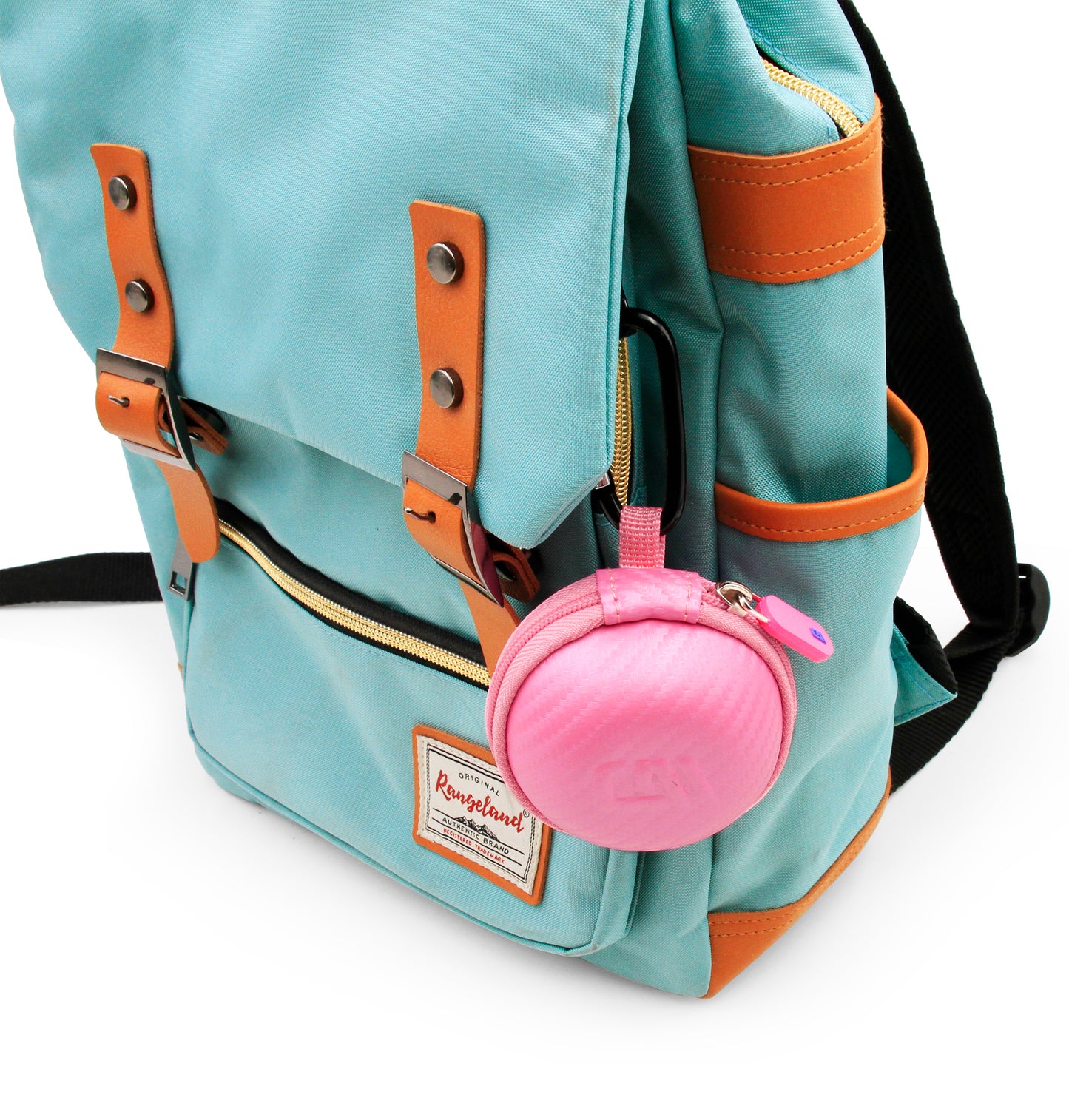 3" Hard Shell EVA Travel Case with Carabiner Clip - Fits Accessories up to 2.5" x 2.5" x 1"