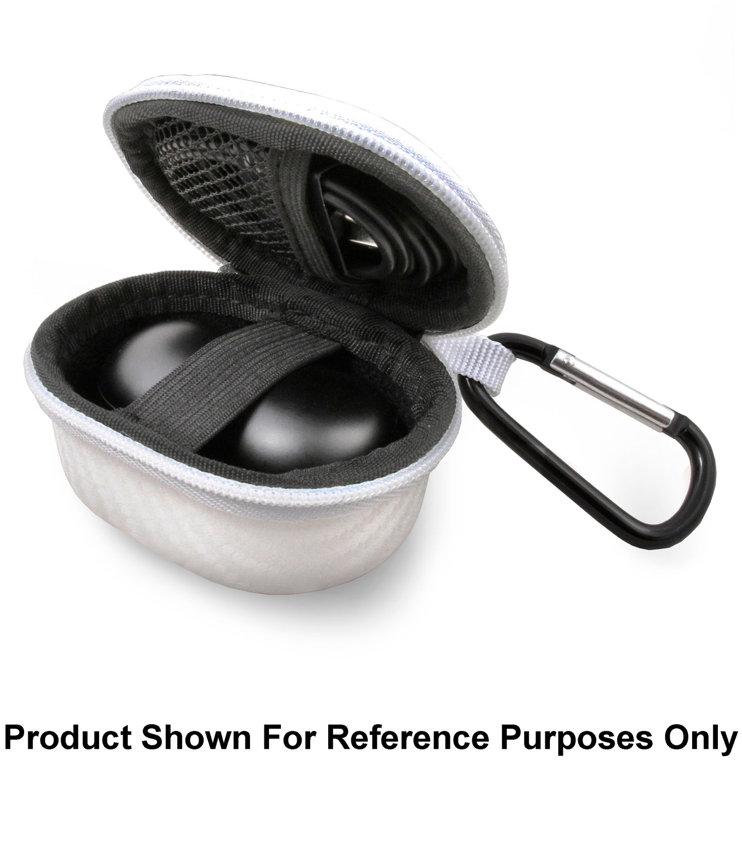 Portable Earbud Case Compatible with Samsung Galaxy Buds Live or Buds+ True Wireless Earbuds Bluetooth, Clip On Carabiner Impact Protection