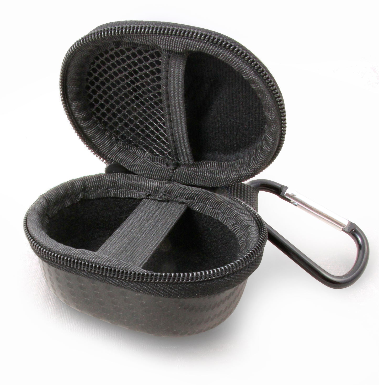 Portable Earbud Case Compatible with Samsung Galaxy Buds Live or Buds+ True Wireless Earbuds Bluetooth, Clip On Carabiner Impact Protection