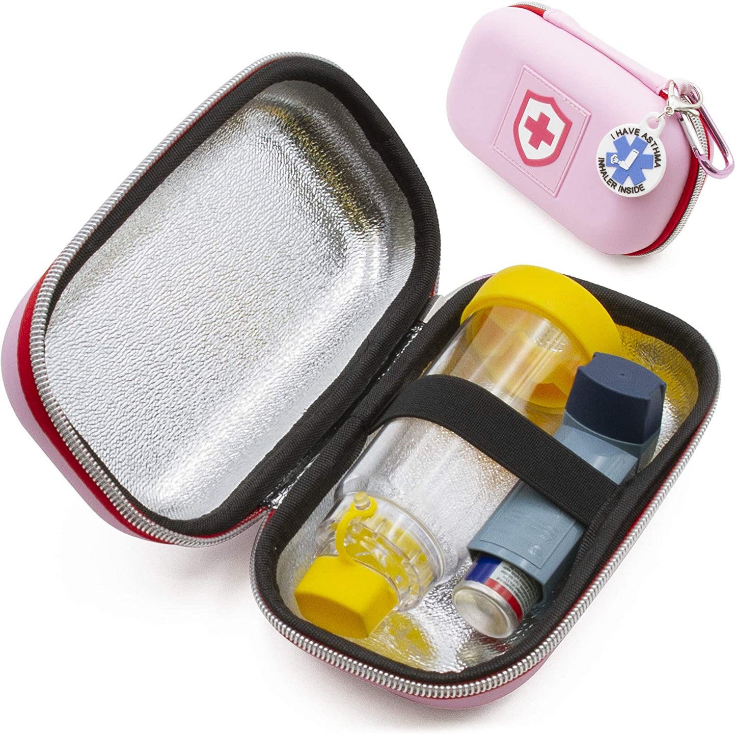 Insulated Travel Bag Case for Children and Adults Compatible with Inhalers, Epipens and Other Medical Devices- Includes Case Only with Mylar Lining