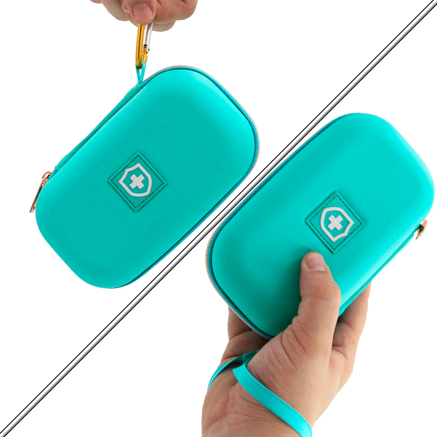 Insulated Travel Bag Case for Children and Adults Compatible with Inhalers, Epipens and Other Medical Devices- Includes Case Only with Mylar Lining