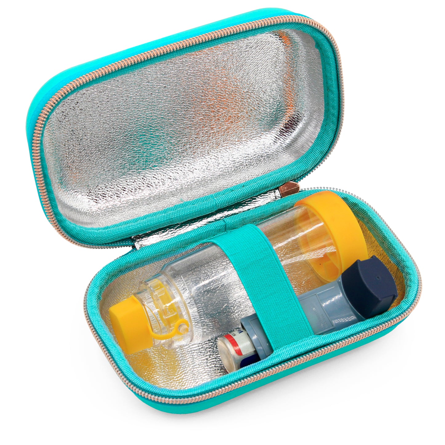 Insulated Travel Bag Case for Children and Adults Compatible with Inhalers, Epipens and Other Medical Devices- Includes Case Only with Mylar Lining
