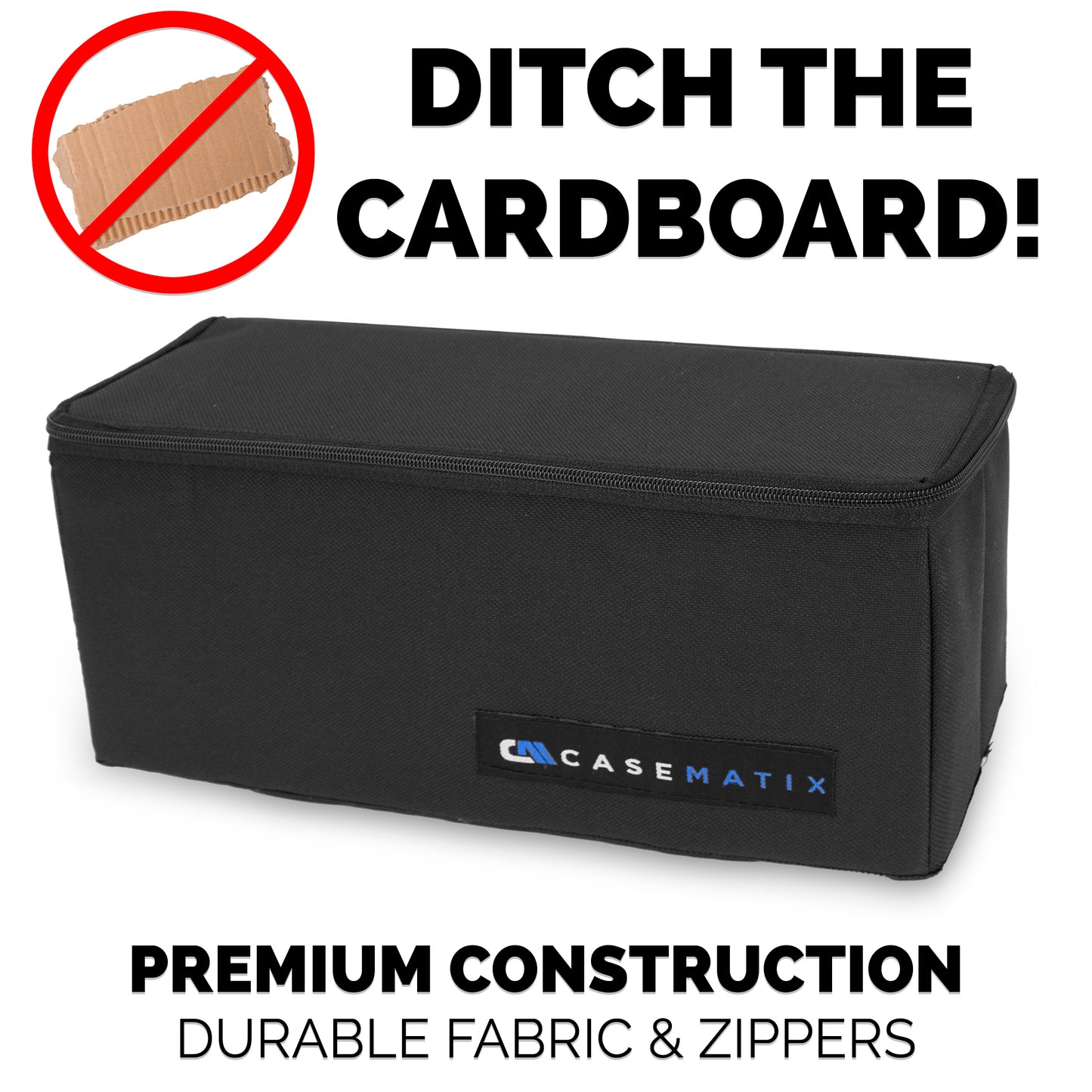 Graded Card Case Light Duty Compatible with 30 BGS PSA Graded Sports Trading Cards, Collapsible Graded Slab Trading Card Box with 3 Dividers