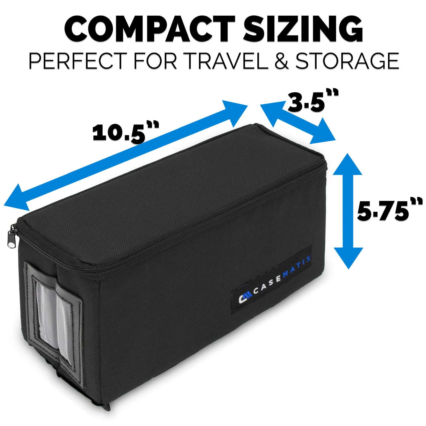 Graded Card Case Light Duty Compatible with 30 BGS PSA Graded Sports Trading Cards, Collapsible Graded Slab Trading Card Box with 3 Dividers
