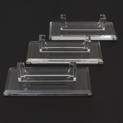 Professional Graded Card Display Compatible With PSA BGS SGC CGC Graded Cards, Three Pack of Premium Graded Card Holder Stands With Base