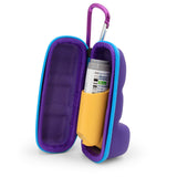 Copy of CASEMATIX Inhaler Case, Inhaler Holder Fits Standard Rescue and New Albuterol Inhaler Devices up to 4 Inches - Includes Asthma Case Only, Purple