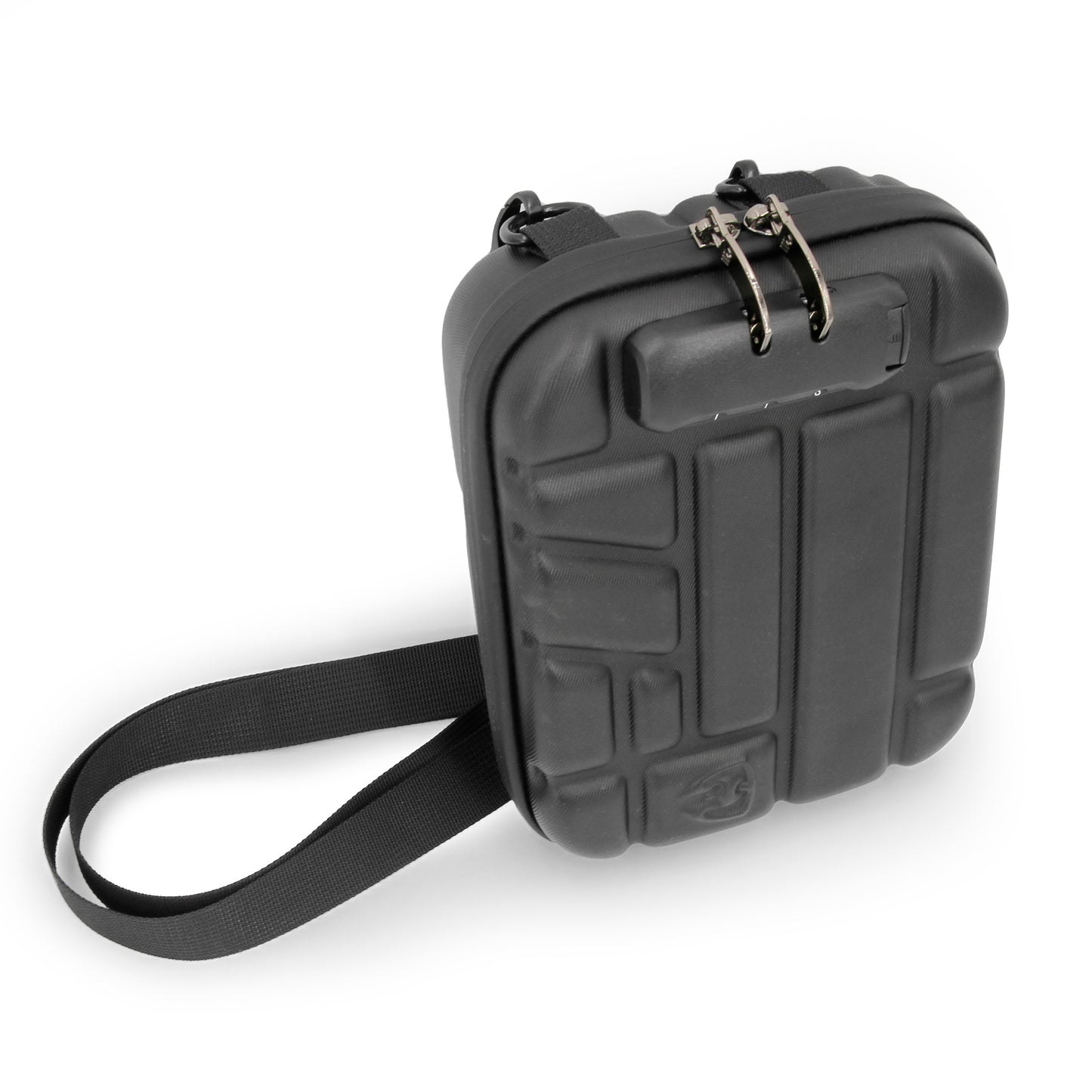 Concealed Carry Locking Pistol Case Fits 9mm Pistols and Extra Mag - Portable EVA Handgun Case Water Resistant Gun Bag and Shoulder Strap