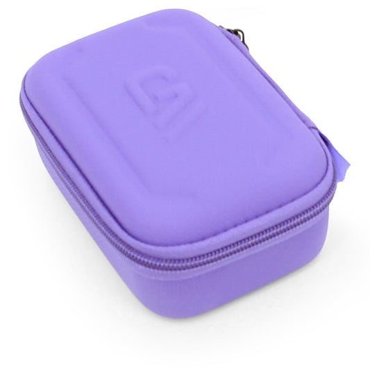 Compact Storage Case Compatible with Moonbird Moonbuddy Guided Meditation and Breathing Device, USB-C Cable and More - Includes Purple Case Only