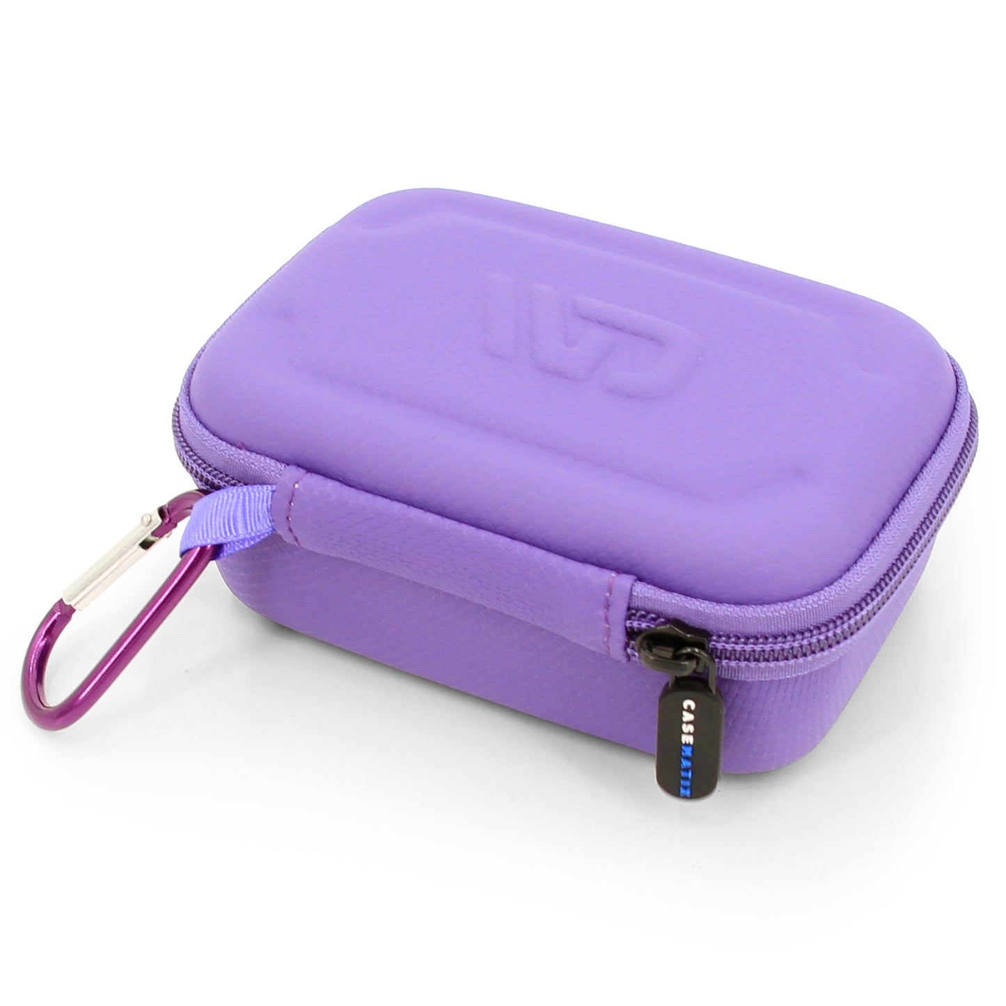 Compact Storage Case Compatible with Moonbird Moonbuddy Guided Meditation and Breathing Device, USB-C Cable and More - Includes Purple Case Only