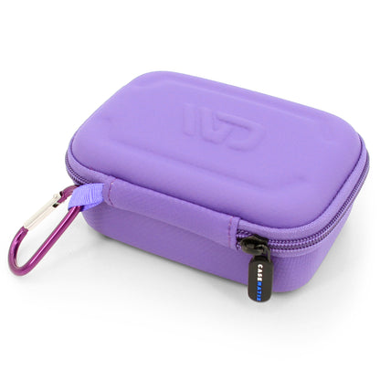 Compact Storage Case Compatible with Moonbird Moonbuddy Guided Meditation and Breathing Device, USB-C Cable and More - Includes Purple Case Only