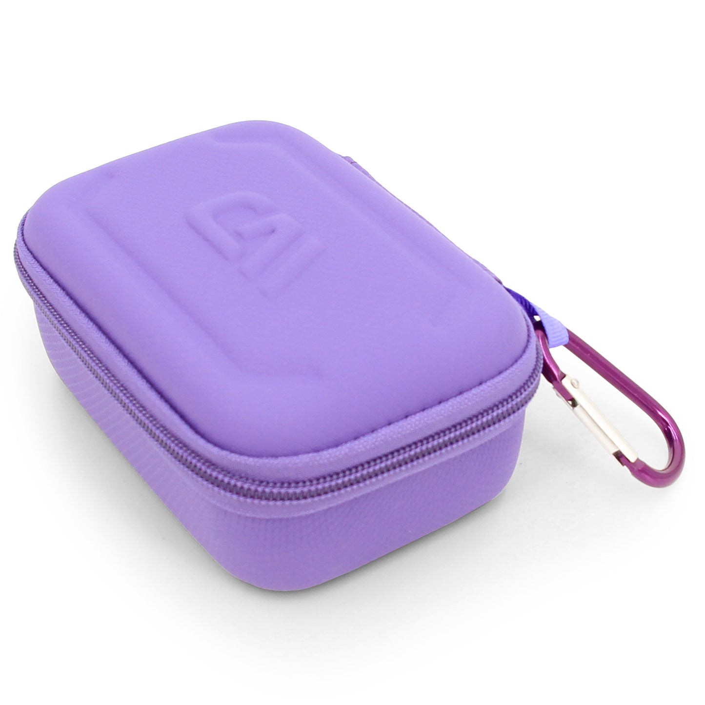 Compact Storage Case Compatible with Moonbird Moonbuddy Guided Meditation and Breathing Device, USB-C Cable and More - Includes Purple Case Only