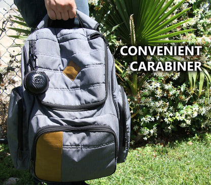Carry Case Compatible with Humane AI Pin Wearable Computer & Battery Booster - Hard Shell Travel Case with Carabiner for AI Device