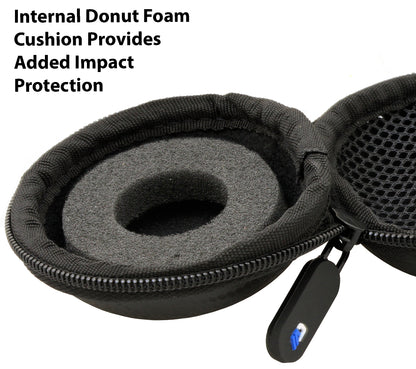 Carry Case Compatible with Humane AI Pin Wearable Computer & Battery Booster - Hard Shell Travel Case with Carabiner for AI Device