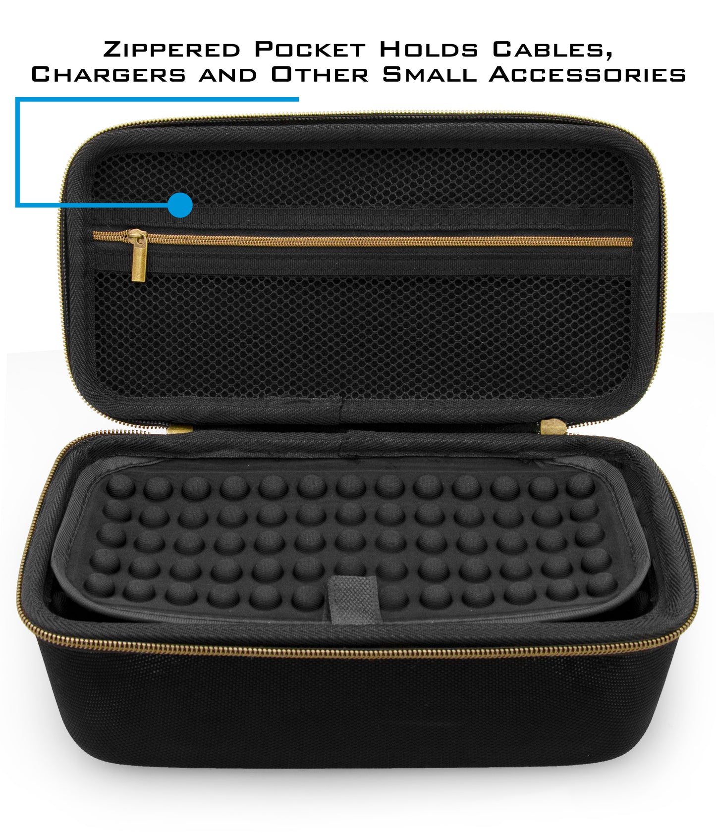Carry Case Compatible with LG xboom Grab Portable Bluetooth Speaker Signature Sound by will.i.am and Charging Audio Accessories - Case Only