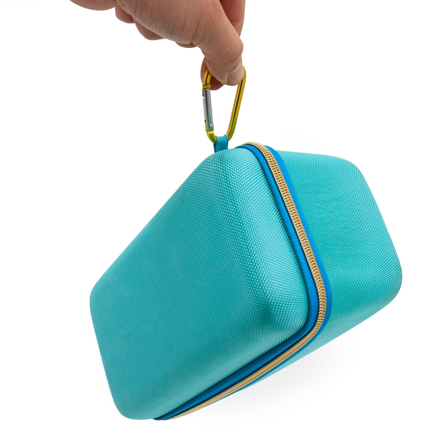 Clipper Case Holds Up to 3 Clippers, Hair Buzzers, Trimmers or T-Finisher Up to 8.5" - Travel Barber Case Only, Turquoise