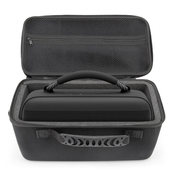 CASEMATIX Travel Case Compatible with Bose Soundlink Max Portable Speaker - Rugged Hard-Shell Case with Foam and Shoulder Strap - Includes Case Only