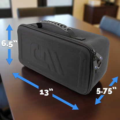 Carrying Case Compatible with Dyson Supersonic Origin Hair Dryer - Hard Shell Travel Storage Case with Foam, Accessory Pocket, Strap and Handle