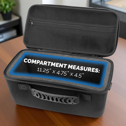 Carrying Case Compatible with Dyson Supersonic Origin Hair Dryer - Hard Shell Travel Storage Case with Foam, Accessory Pocket, Strap and Handle