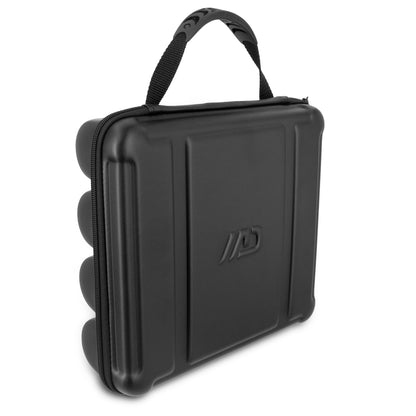 Wireless Microphone Case Compatible with Four Microphones Up To 10.75" by Sennheiser, Shure and More - Mic Case for Travel with Lid Storage