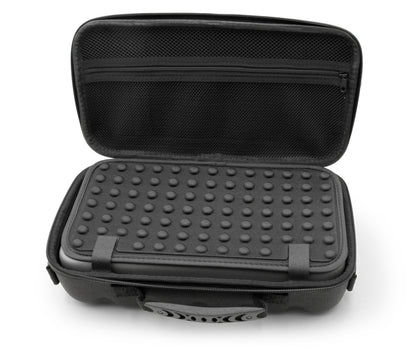Hair Clipper Case For Barbers Compatible with 14 Metal Andis, Oster, Wahl - Detachable Clipper Blades, Includes Black Carry Case Only