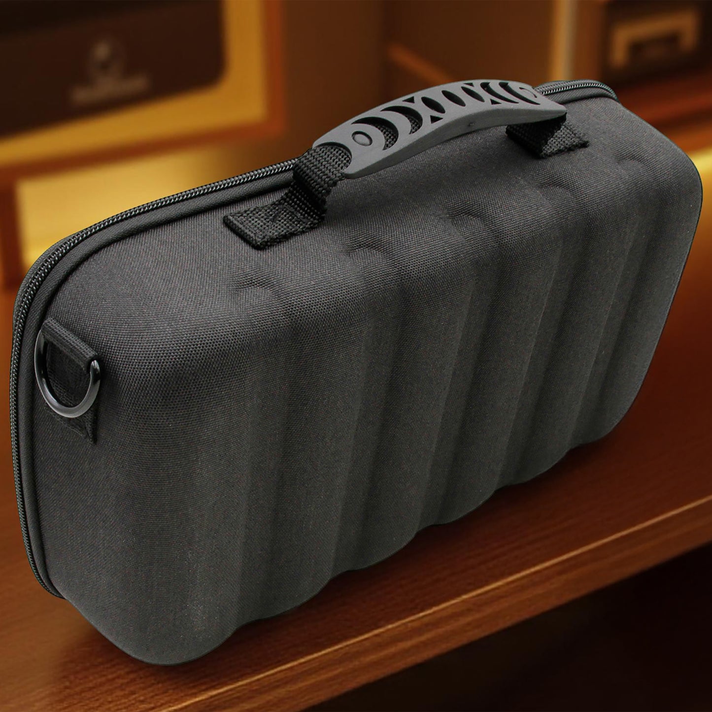 Carrying Case Compatible with MOOER GE100Pro Li Guitar Multi Effects Pedal - Hard Shell Travel Case with Handle and Strap for Guitar Gear Storage