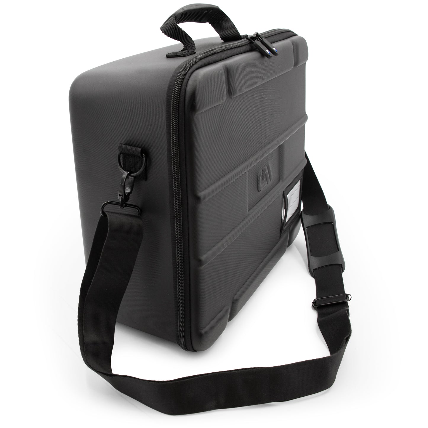 Gun Case Pistol Range Bag - Durable EVA Gun Bag with Two Layers of Customizable Foam for Up To 4 Handguns with Shoulder Strap