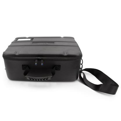 Gun Case Pistol Range Bag - Durable EVA Gun Bag with Two Layers of Customizable Foam for Up To 4 Handguns with Shoulder Strap