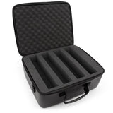 CASEMATIX Wireless Microphone Case With Foam Compatible With 8 Sennheiser, Shure Wireless Mic System Microphones, Receivers and More